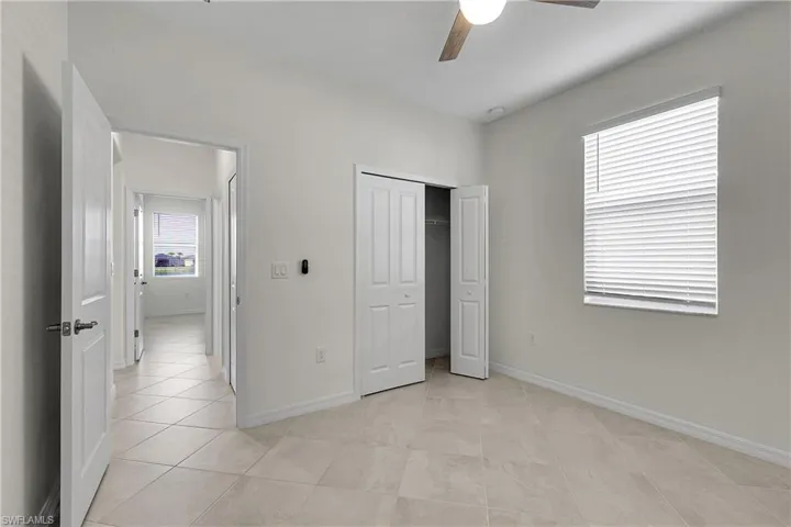 Bedroom 3, view to Bedroom 2