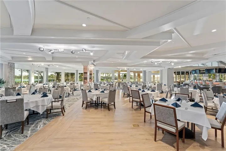 Dining area with light wood-type flooring, recessed lighting, and healthy amount of natural light