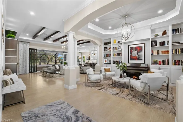 Fireplace/sitting area