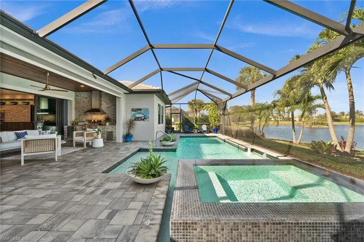Gas heated pool and spa