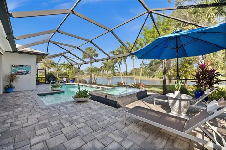 Gas heated pool and spa