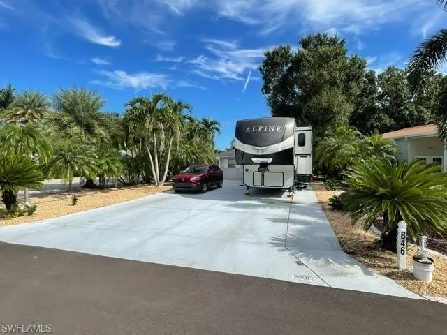 View of vehicle parking