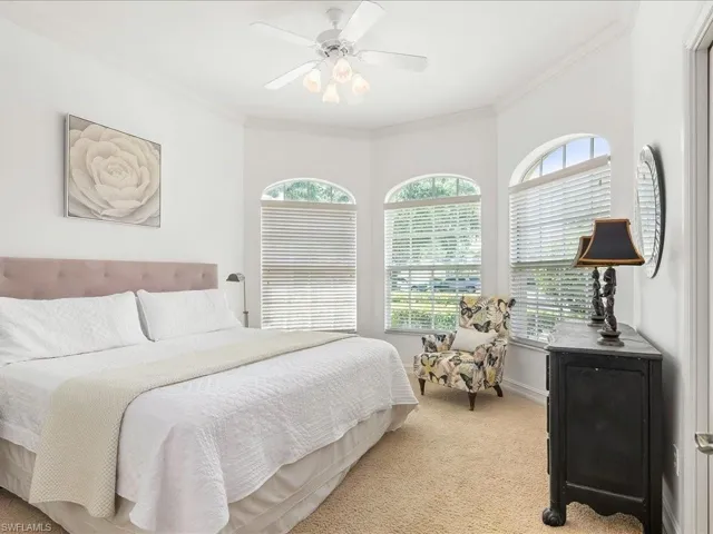 King size bed . Bath and bedroom can be closed off with pocket door in the hall