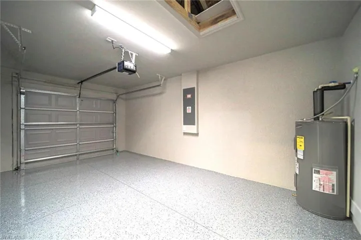 The Garage Floor Has An Epoxy Coating!