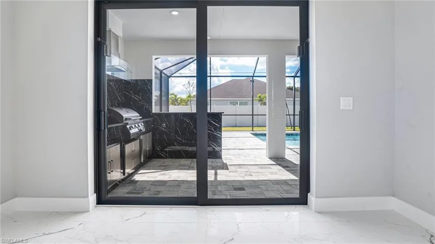 View of doorway to outside