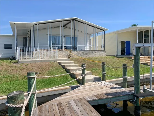 Rear of home