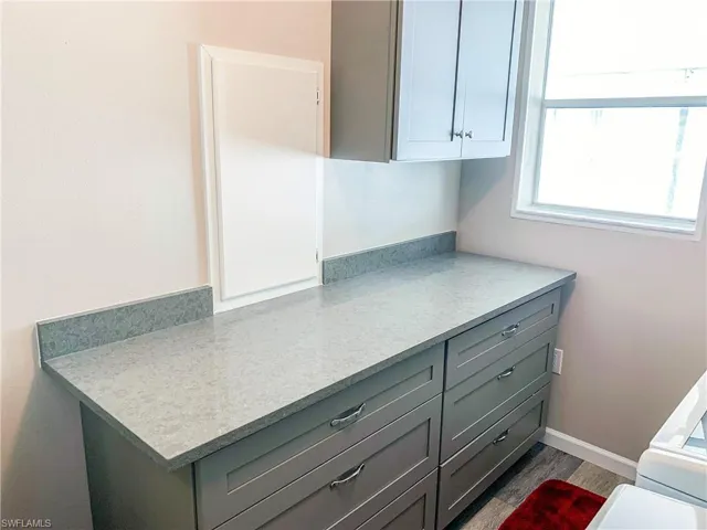 Large Laundry Room with ample storage