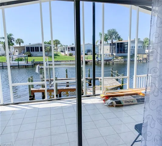 Beautiful Canal Views from the living and lanai area