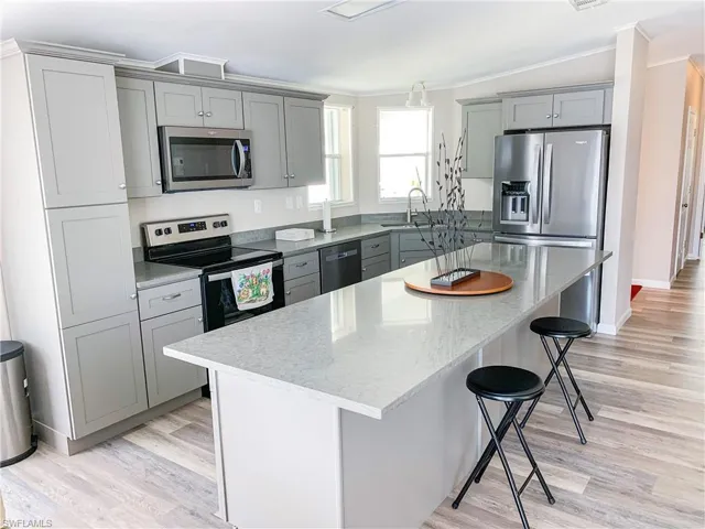 Open concept Living, Dining, and kitchen