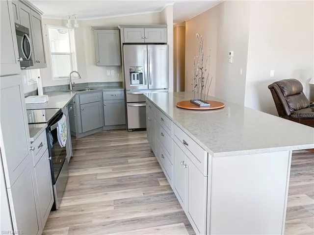 Open concept Living, Dining, and kitchen