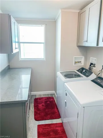 Large Laundry Room with ample storage