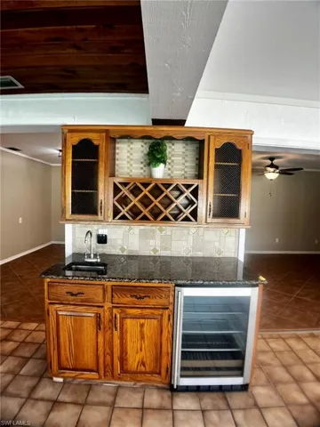 Indoor wet bar