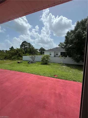View of patio