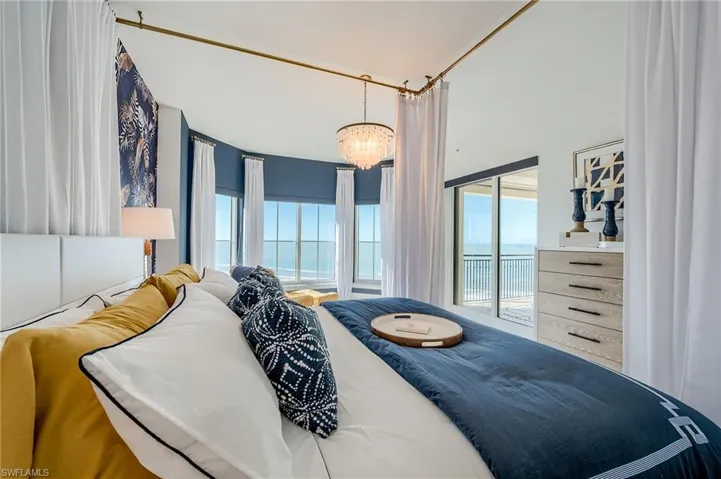 Bedroom featuring access to exterior