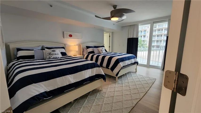 Second Bedroom 2 Queen Beds, Balcony & Gorgeous Private Bath
