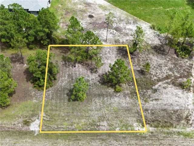 View of property location with property parcel outlined