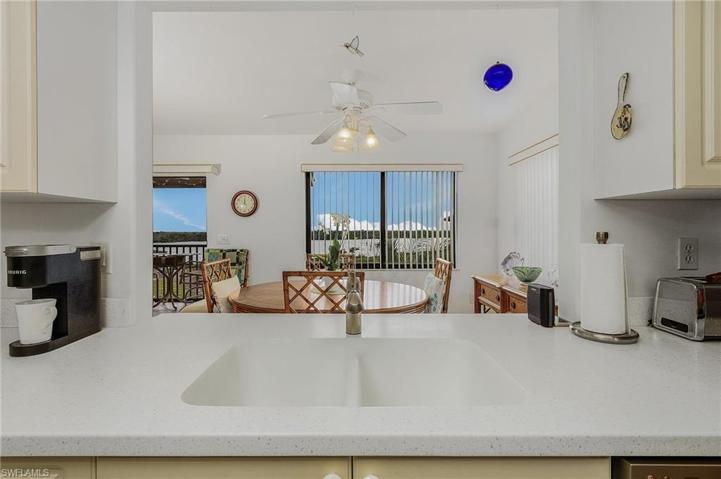 You have a view of the water from your kitchen