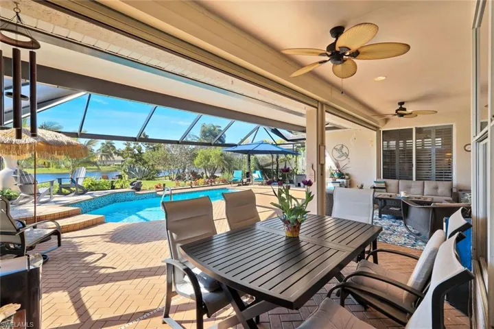 Lanai with Electric Shutters