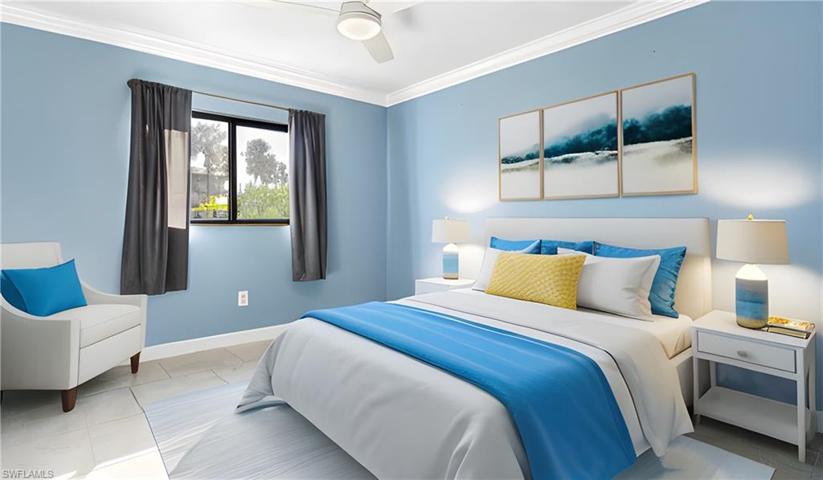 Large masted bedroom with beautiful views *virtually staged*