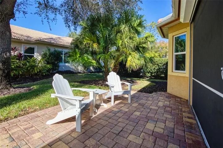 Extra Paved area Off the Screened Lanai