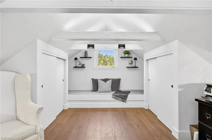 Loft for office, bedroom & closets