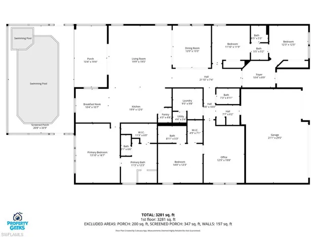 View of room layout