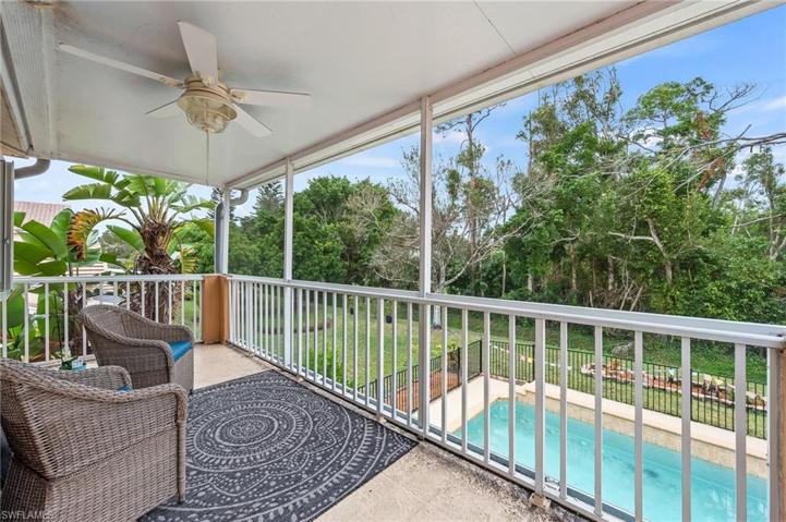 Screened in Balcony off the Primary Suite.