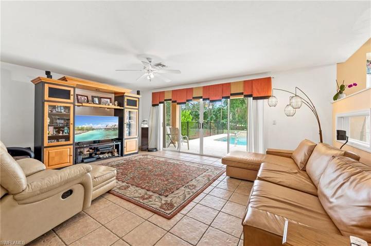 Sunken family room