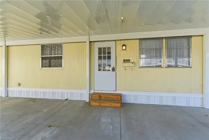 Primary entrance in to the property