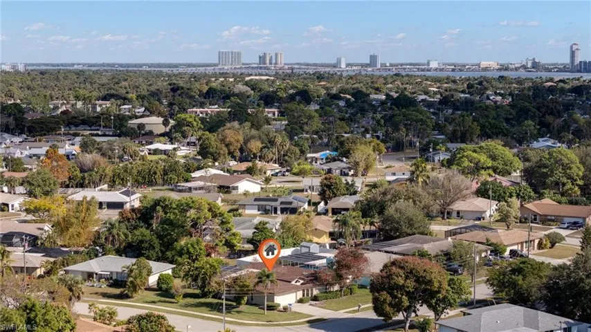 View of urban area with nearby suburban area
