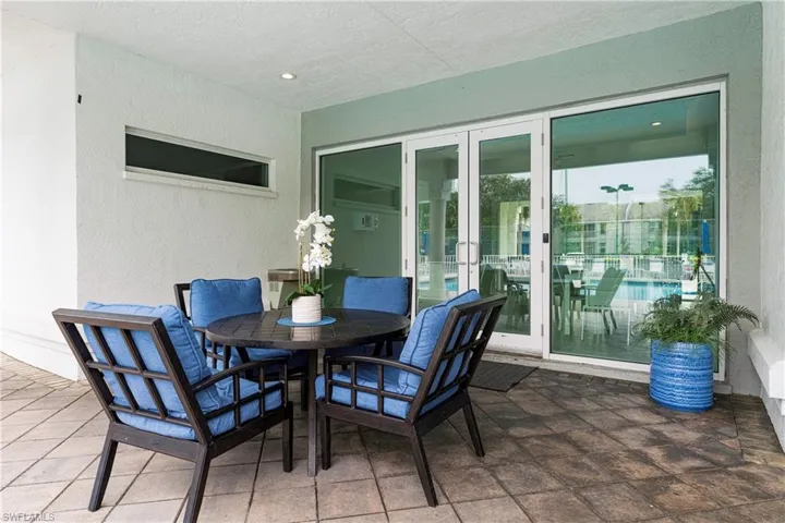 Community Pool Patio Area