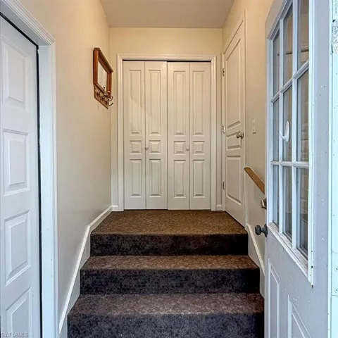 Entrance to the house from the 2 Car Garage