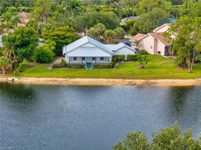 View from above of property featuring a large body of water