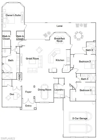 View of floor plan / room layout