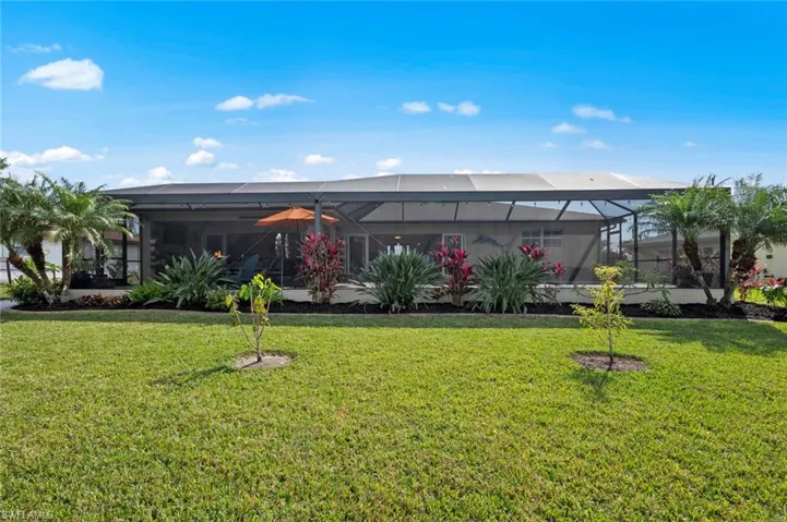Rear of home