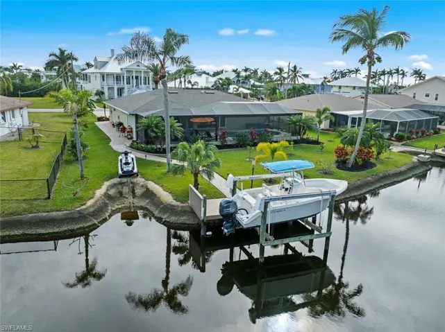 Aerial view of rear of property