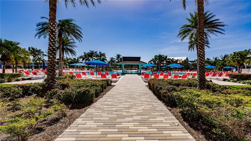 Dock area with a gazebo