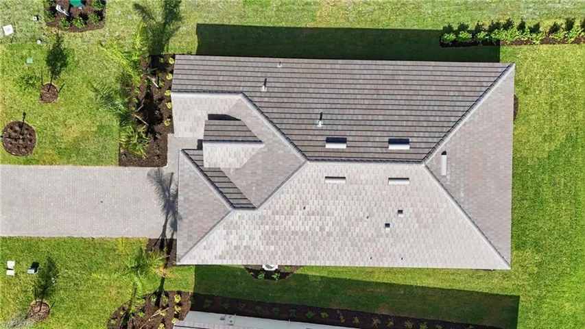 View from above of property