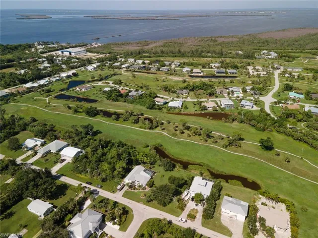 Drone / aerial view with a water view.