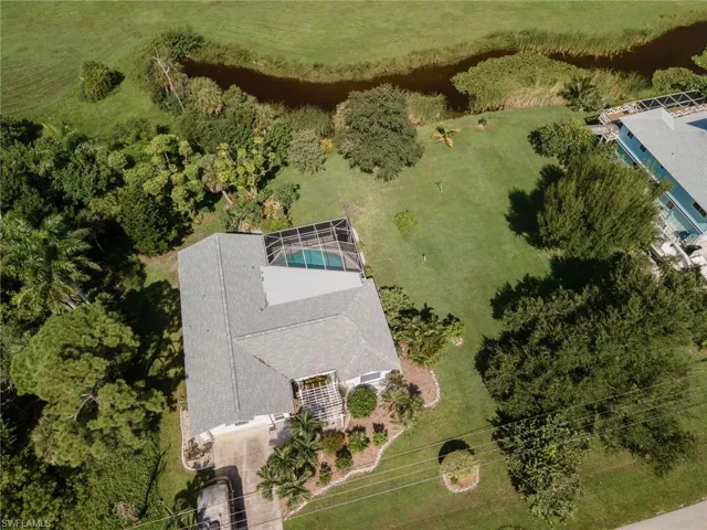 Aerial view featuring a rural view