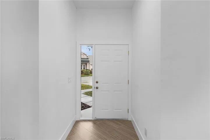 View of foyer entrance