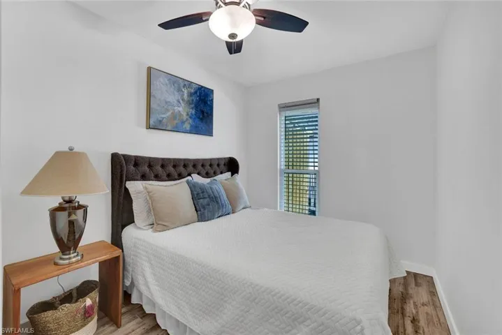 Den set up as bedroom