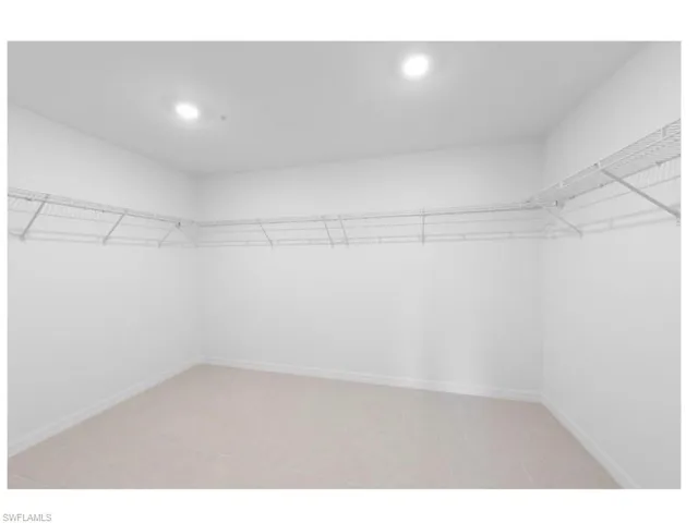 Large walk-in closet in the primary suite.