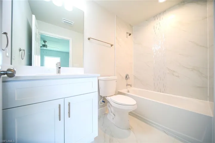 Granite Countertops And Custom Accent Tile In The Tub Area In Both Bathrooms!