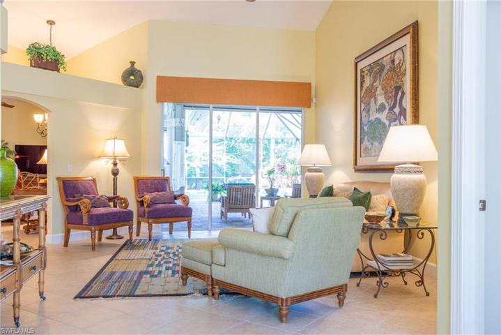 This large home offers two separate living room areas.