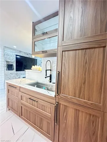 Kitchen with a sink