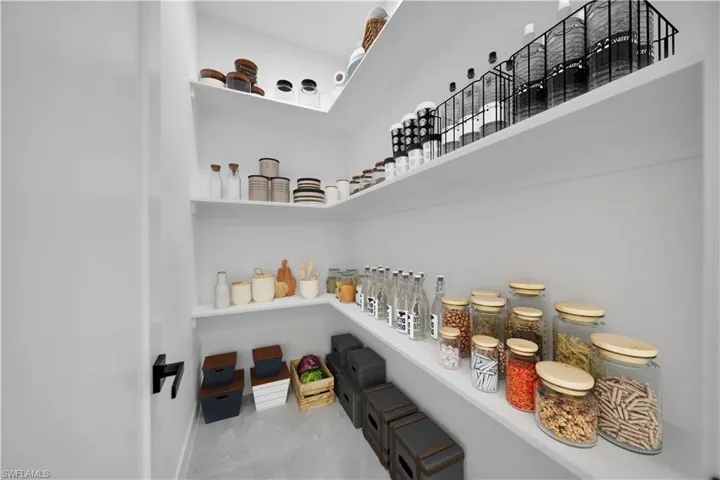View of storage area