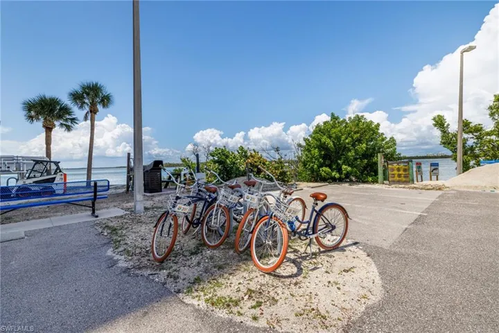 Surrounding community with a water view