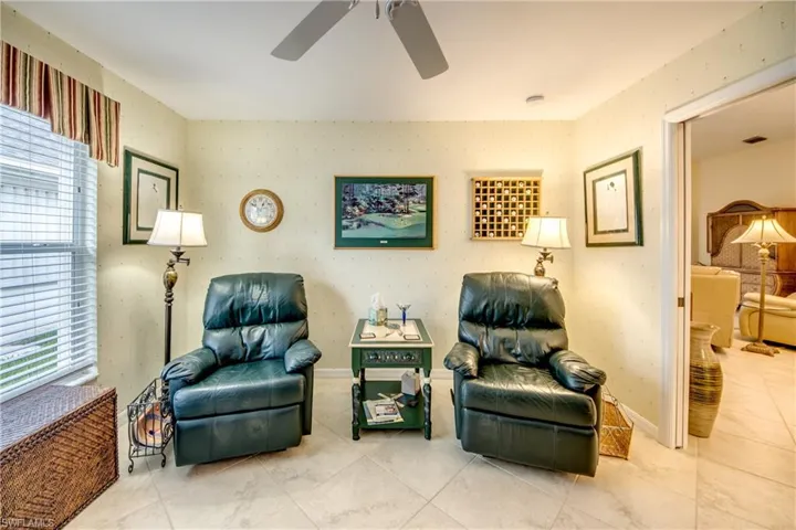 This double pocket door den could easily serve as a 3rd bedroom if needed.