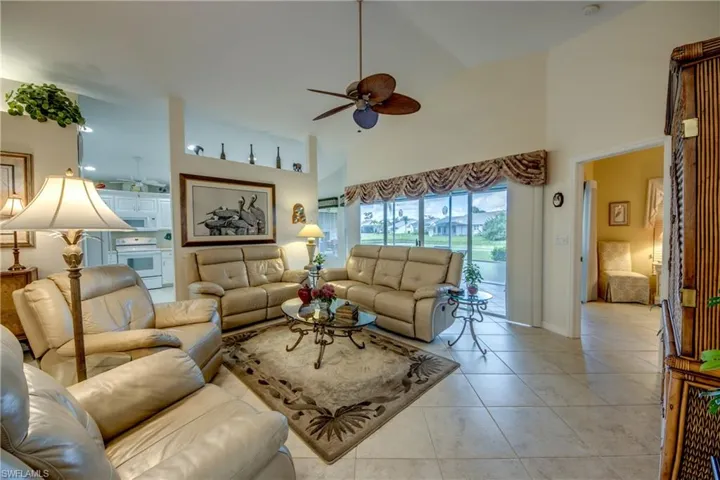 Lots of natural light.  Looking to Kitchen dividing wall.